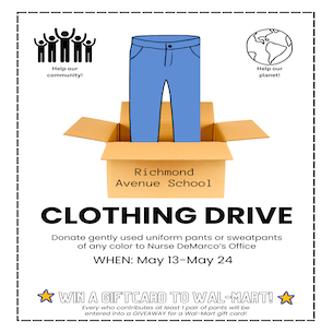  CLOTHING DRIVE